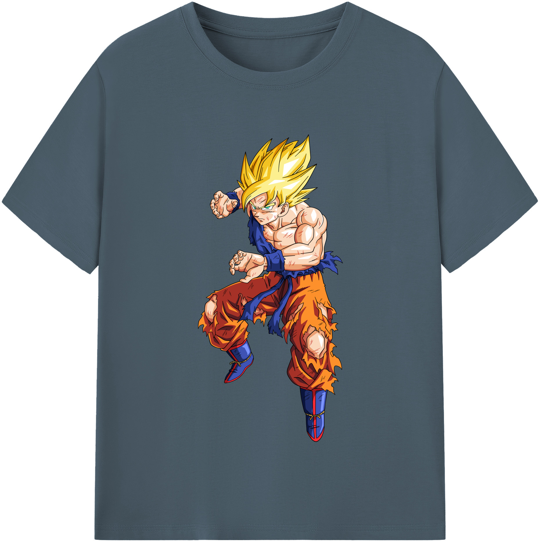 （画像用） ドラゴンボール 孫悟空（そん ごくう）Son Goku カカロット DRAGON BALL Kakarotto 綿100％半袖Tシャツ（フロントプリント）